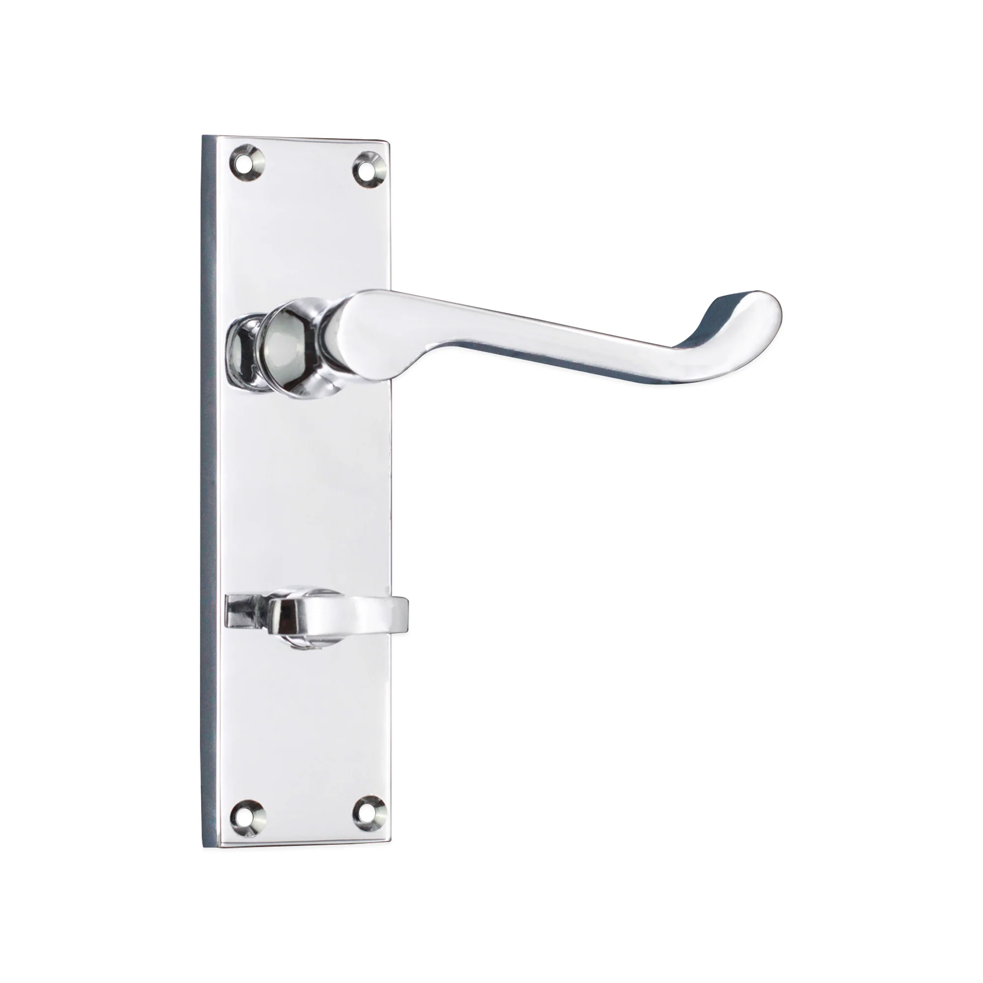 Victorian (Scroll) Lever on Backplate Door Handle - Image 4