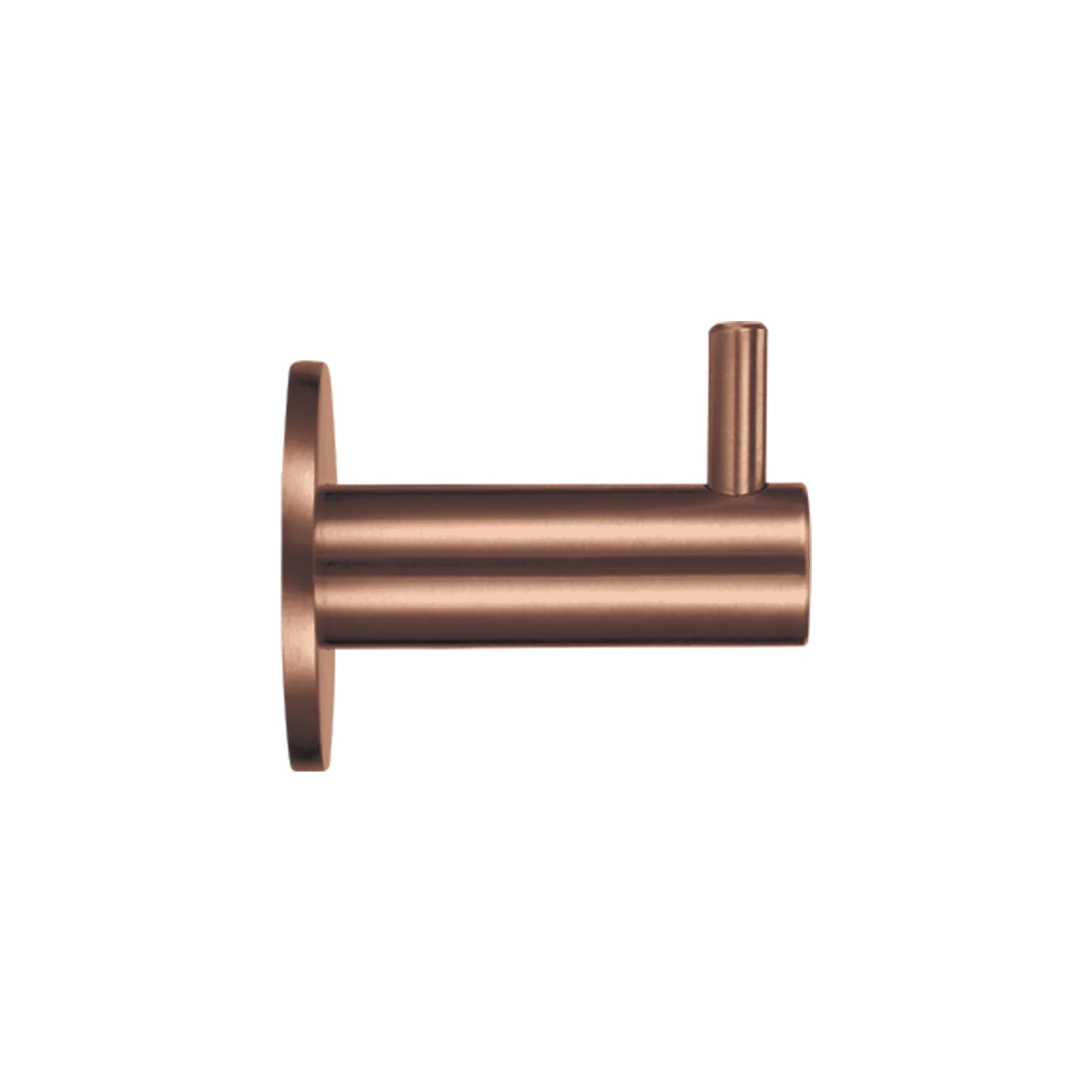 Zoo Hardware Wall-Mounted Hook on Rose — PVD Etna Bronze - Image 13