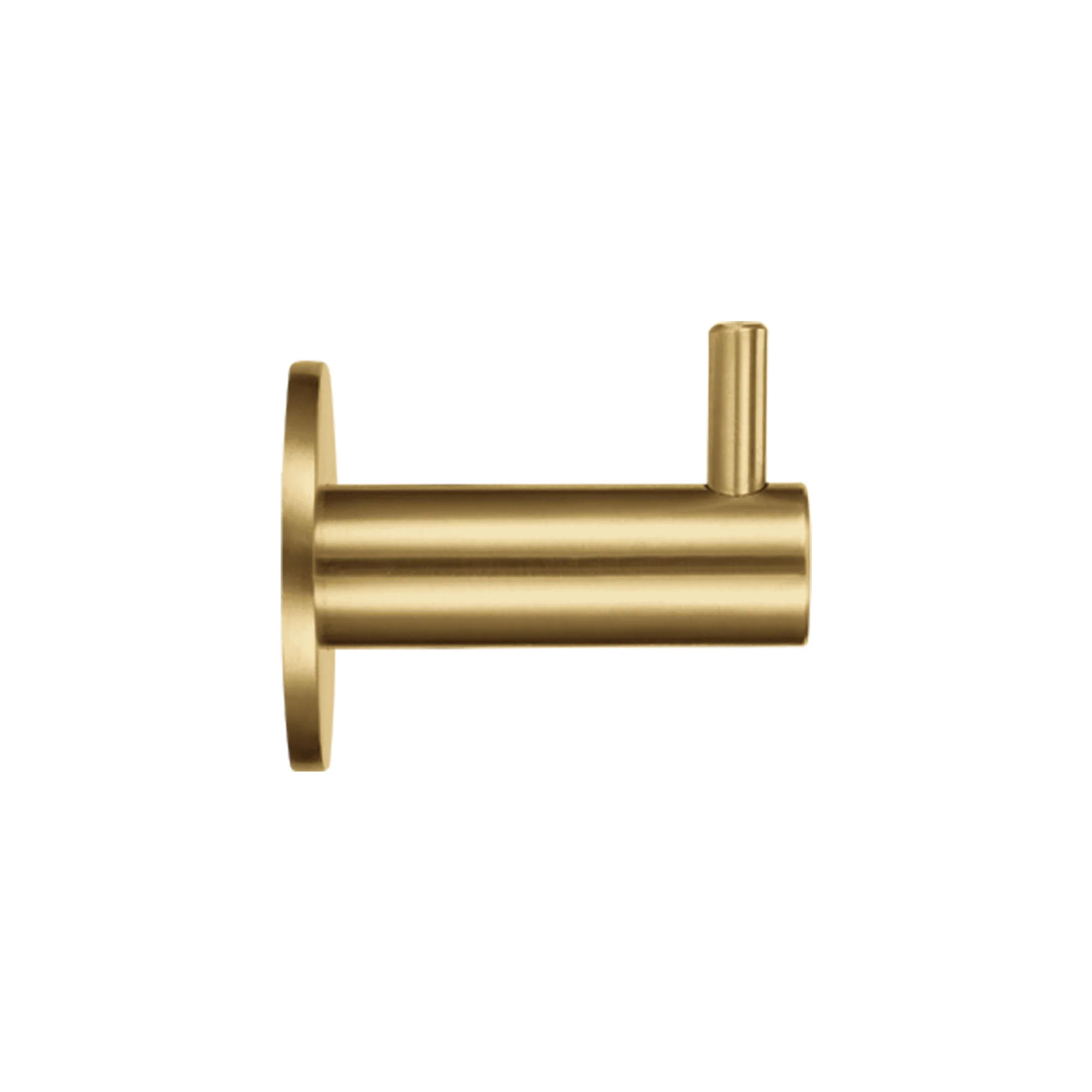 Zoo Hardware Wall-Mounted Hook on Rose — PVD Etna Bronze - Image 2