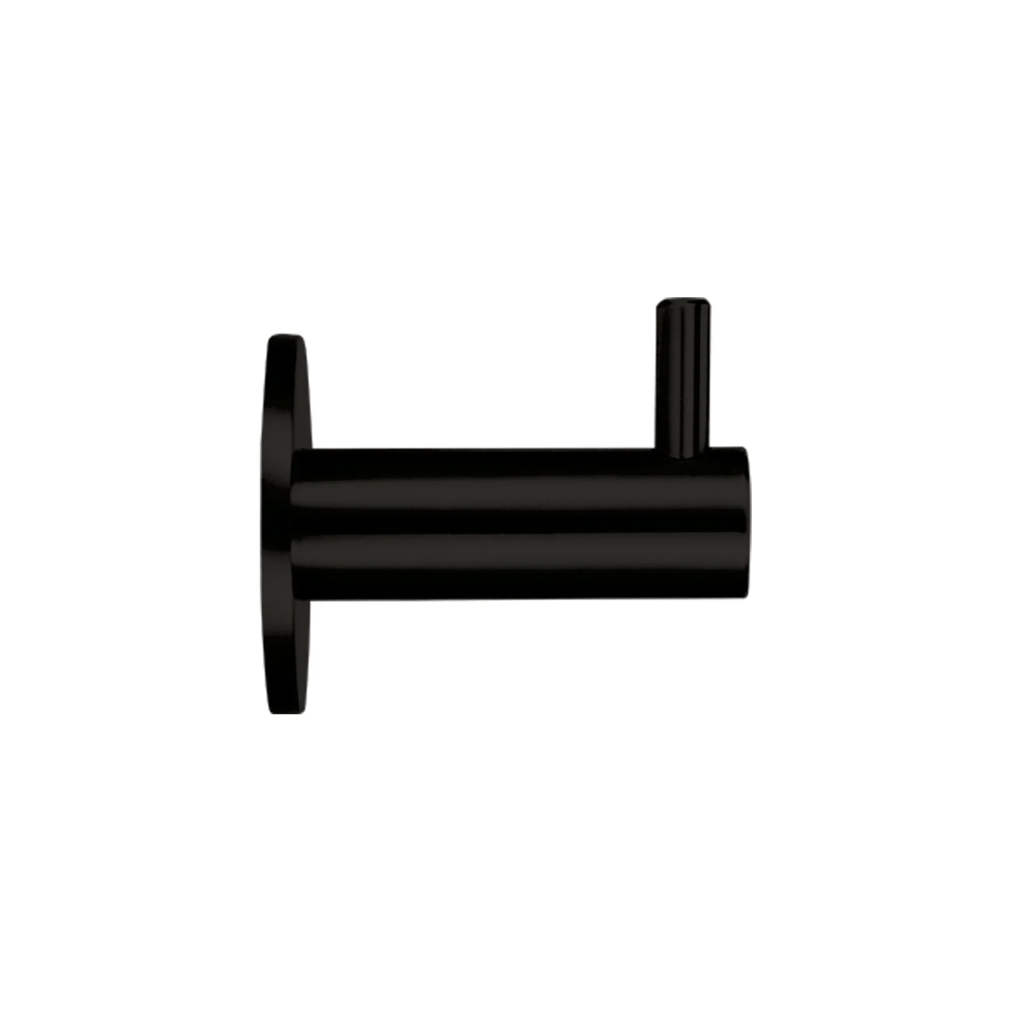 Zoo Hardware Wall-Mounted Hook on Rose — PVD Etna Bronze - Image 3