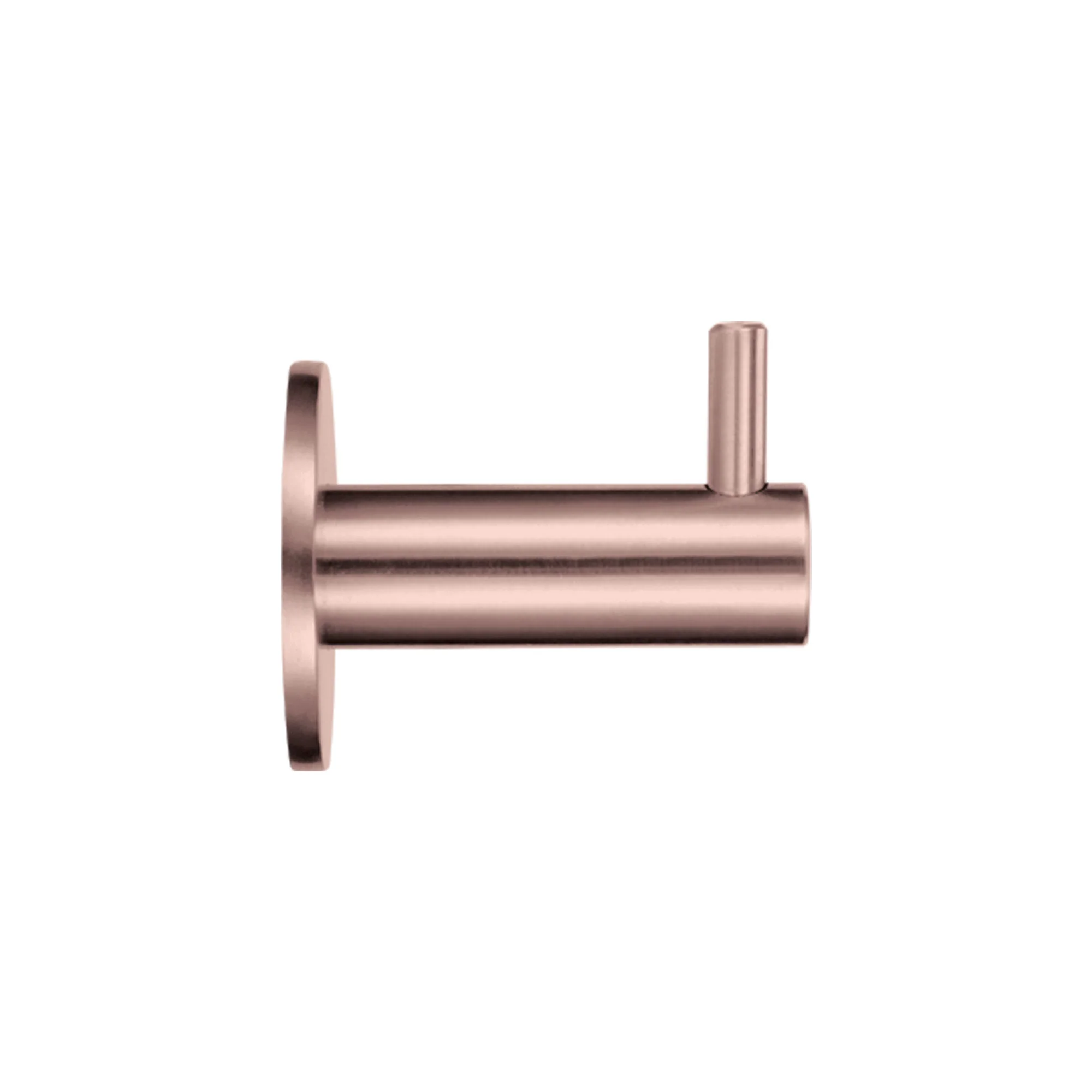 Zoo Hardware Wall-Mounted Hook on Rose — PVD Etna Bronze - Image 8